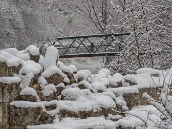 Fotos de la nevada de este lunes en Tierra Estella.