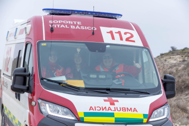 Peregrinos de la Ribera, durante la primera Javierada de 2023.