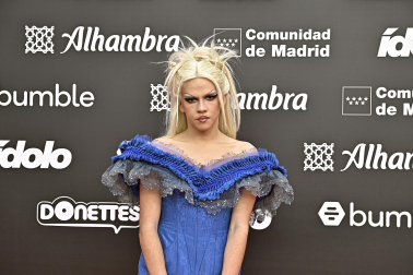 Imágenes de la alfombra roja de los premios 'Ídolo'