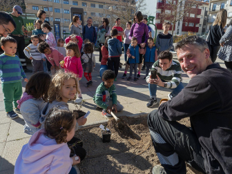 Día del árbol en Estella.