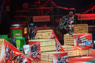 Show del Mundial de X-Trial en el pabellón Navarra Arena con la participación del piloto Toni Bou.
