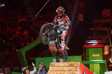Show del Mundial de X-Trial en el pabellón Navarra Arena con la participación del piloto Toni Bou.