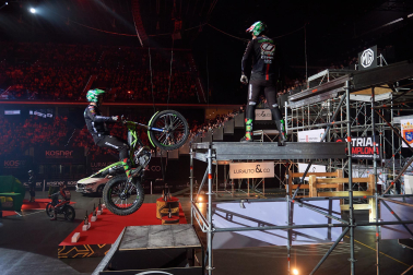 Show del Mundial de X-Trial en el pabellón Navarra Arena con la participación del piloto Toni Bou.