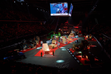 Show del Mundial de X-Trial en el pabellón Navarra Arena con la participación del piloto Toni Bou.