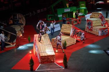 Show del Mundial de X-Trial en el pabellón Navarra Arena con la participación del piloto Toni Bou.