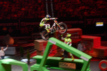 Show del Mundial de X-Trial en el pabellón Navarra Arena con la participación del piloto Toni Bou.