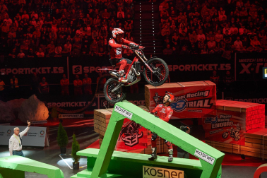 Show del Mundial de X-Trial en el pabellón Navarra Arena con la participación del piloto Toni Bou.