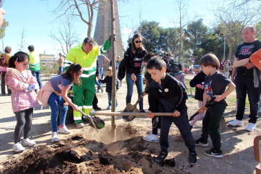 Celebración de la Fiesta del Árbol 2023 en Tudela.
