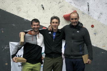 Fotos del Campeonato navarro de escalada de dificultad. /