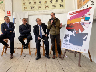 Un collage de Javier Balda anuncia la Feria del Toro de 2023