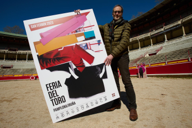 La Casa de Misericordia de Pamplona ha presentado el cartel que anunciará la Feria del Toro 2023, obra del artista pamplonés Javier Balda.