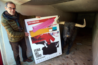 La Casa de Misericordia de Pamplona ha presentado el cartel que anunciará la Feria del Toro 2023, obra del artista pamplonés Javier Balda.