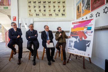 La Casa de Misericordia de Pamplona ha presentado el cartel que anunciará la Feria del Toro 2023, obra del artista pamplonés Javier Balda.