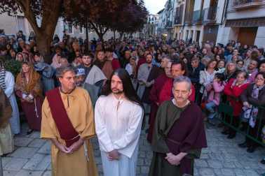 Fotos de la Escenificación de La Pasión Viviente de Jesús en Tudela, el 5 de abril de 2023.