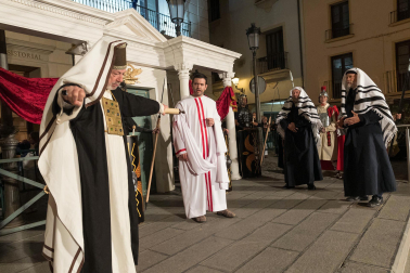 Fotos de la Escenificación de La Pasión Viviente de Jesús en Tudela, el 5 de abril de 2023.