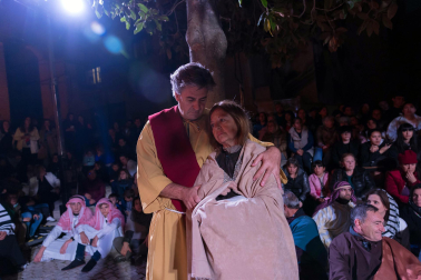 Fotos de la Escenificación de La Pasión Viviente de Jesús en Tudela, el 5 de abril de 2023.