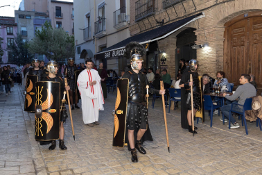 Fotos de la Escenificación de La Pasión Viviente de Jesús en Tudela, el 5 de abril de 2023.