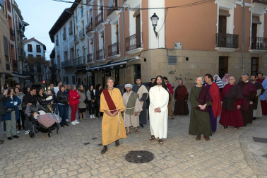 Fotos de la Escenificación de La Pasión Viviente de Jesús en Tudela, el 5 de abril de 2023.