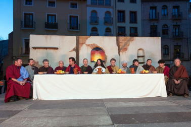 Fotos de la Escenificación de La Pasión Viviente de Jesús en Tudela, el 5 de abril de 2023.
