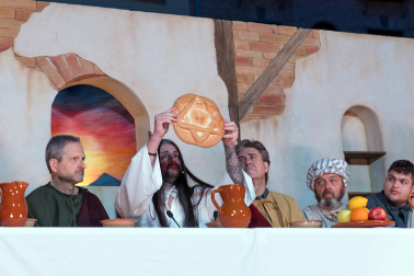 Fotos de la Escenificación de La Pasión Viviente de Jesús en Tudela, el 5 de abril de 2023.