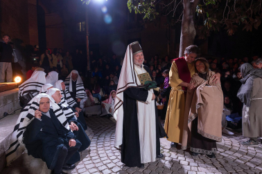 Fotos de la Escenificación de La Pasión Viviente de Jesús en Tudela, el 5 de abril de 2023.