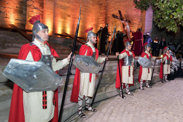 Fotos de la Escenificación de La Pasión Viviente de Jesús en Tudela, el 5 de abril de 2023.
