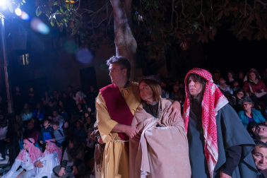 Fotos de la Escenificación de La Pasión Viviente de Jesús en Tudela, el 5 de abril de 2023.