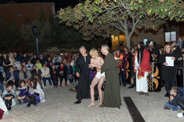 Fotos de la Escenificación de La Pasión Viviente de Jesús en Tudela, el 5 de abril de 2023.