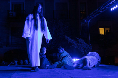 Fotos de la Escenificación de La Pasión Viviente de Jesús en Tudela, el 5 de abril de 2023.