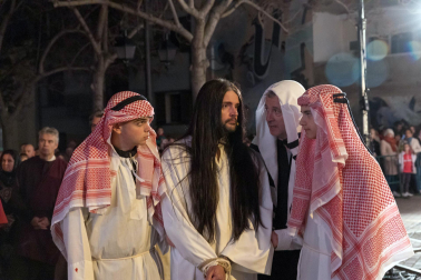 Fotos de la Escenificación de La Pasión Viviente de Jesús en Tudela, el 5 de abril de 2023.