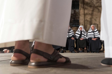 Fotos de la Escenificación de La Pasión Viviente de Jesús en Tudela, el 5 de abril de 2023.