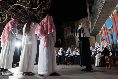 Fotos de la Escenificación de La Pasión Viviente de Jesús en Tudela, el 5 de abril de 2023.