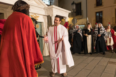 Fotos de la Escenificación de La Pasión Viviente de Jesús en Tudela, el 5 de abril de 2023.