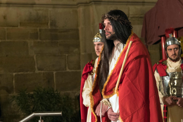 Fotos de la Escenificación de La Pasión Viviente de Jesús en Tudela, el 5 de abril de 2023.