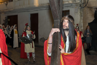 Fotos de la Escenificación de La Pasión Viviente de Jesús en Tudela, el 5 de abril de 2023.