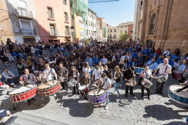 Fotos de la Rompida de la Hora de Tudela este jueves santo.