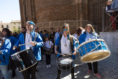 Fotos de la Rompida de la Hora de Tudela este jueves santo.