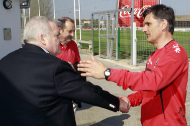 Fotos de la trayectoria de Patxi Izco como presidente de Osasuna. /