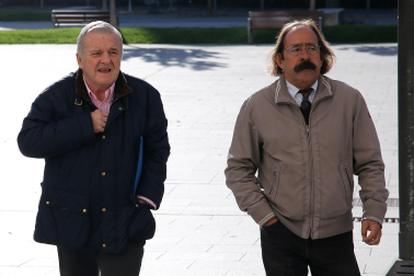Fotos de la trayectoria de Patxi Izco como presidente de Osasuna. /