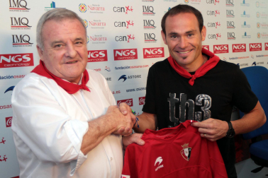 Fotos de la trayectoria de Patxi Izco como presidente de Osasuna. /