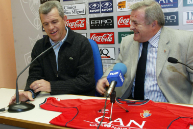 Fotos de la trayectoria de Patxi Izco como presidente de Osasuna. /