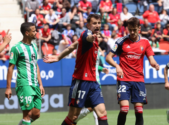 Osasuna-Betis, jornada 30 de LaLiga Santander./