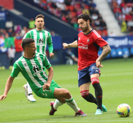 Osasuna-Betis, jornada 30 de LaLiga Santander./