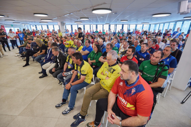 Imagen del acto de reconocimiento a los 150 clubes convenidos de Osasuna.
