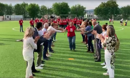 El equipo regionalista ha simulado ser una plantilla de fútbol para la presentación
