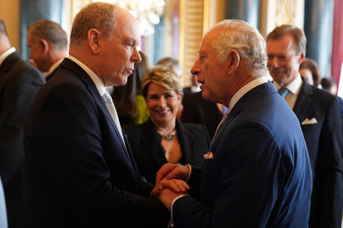 Fotos de la recepción que el rey británico, Carlos III, ofreció en el Palacio de Buckingham a los jefes de Estado invitados a su ceremonia de coronación.