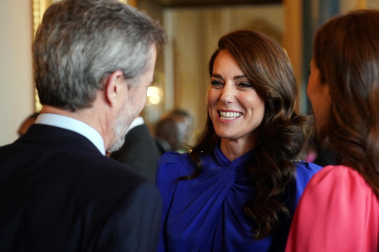 Fotos de la recepción que el rey británico, Carlos III, ofreció en el Palacio de Buckingham a los jefes de Estado invitados a su ceremonia de coronación.