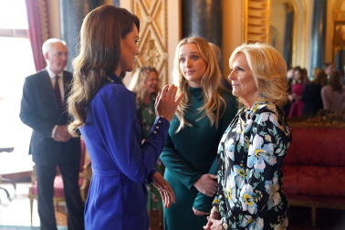 Fotos de la recepción que el rey británico, Carlos III, ofreció en el Palacio de Buckingham a los jefes de Estado invitados a su ceremonia de coronación.