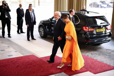 Fotos de la recepción que el rey británico, Carlos III, ofreció en el Palacio de Buckingham a los jefes de Estado invitados a su ceremonia de coronación.