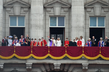 Fotos de la coronación de los reyes del Reino Unido, Carlos III y Camila. /